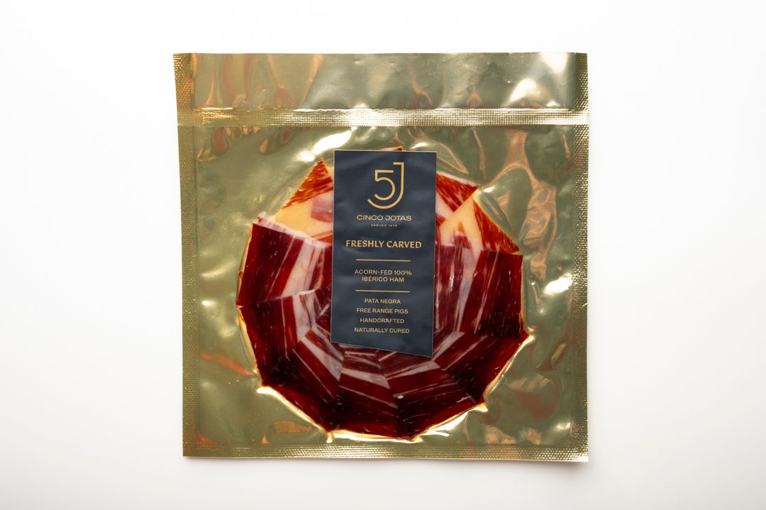 5J (Cinco Jotas) Jamon Iberico - 50g Pre-Sliced - Image 3